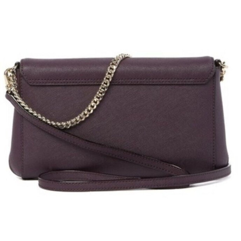Kate Spade New York Mahogany Greer Laurel Way Leather Crossbody Bag - Picture 2 of 12